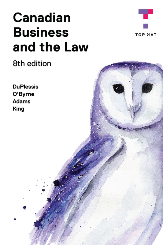 Canadian Business and the Law 8th Edition PDF
