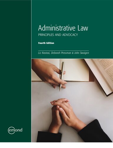 Administrative Law: Principles and Advocacy 4th Edition PDF