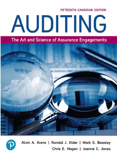 Auditing: The Art and Science of Assurance Engagements 15th Canadian Edition PDF
