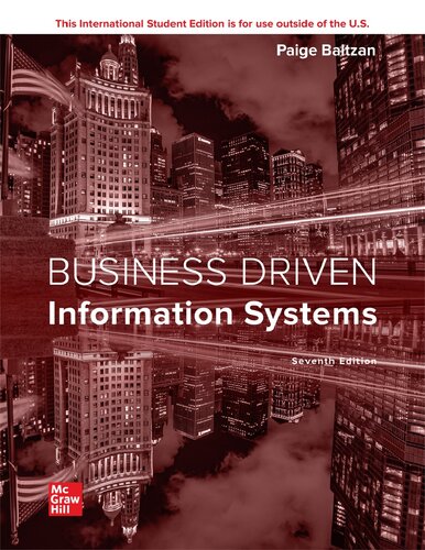 Business Driven Information Systems 7th Edition PDF