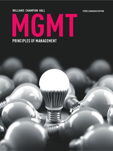 MGMT: Principles of Management 3rd Canadian Edition PDF