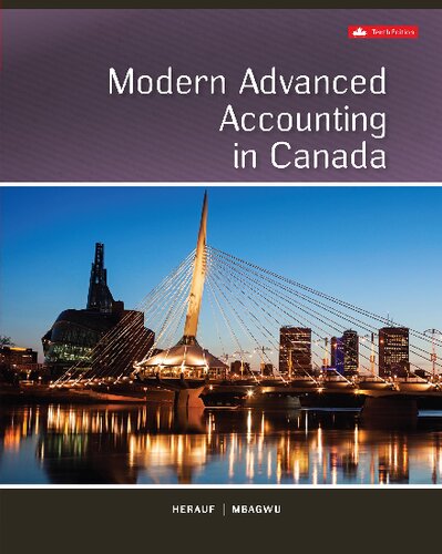 Modern Advanced Accounting in Canada 10th Edition PDF